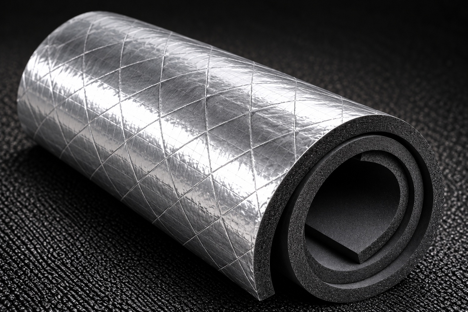 Reinforced Aluminium Foil NBR Insulation Sheet Roll
